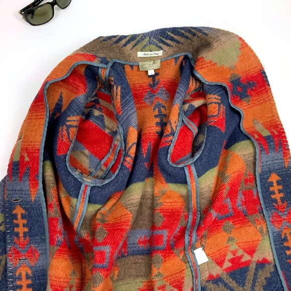 Territory Ahead Vintage Coat Multicolored Aztec Southwestern Blanket Jack Size S - Picture 13 of 16